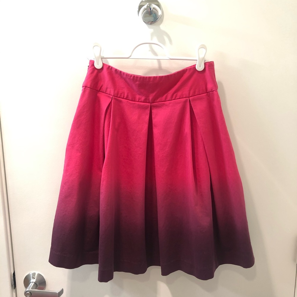 2/$15 MixMatch Express Ombré Skirt Fuchsia Purple Side Pockets